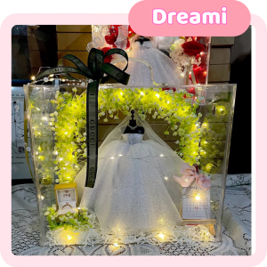 Hộp Vali Mô Hình Cô Dâu