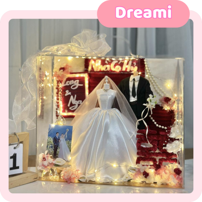 Mô hình váy cưới mini Dreami