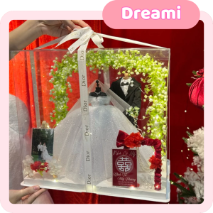 mô hình váy cưới mini